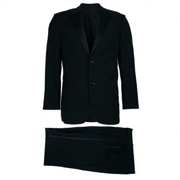 Pre Owned Boss By Hugo Boss Men's Black Tuxedo Suit M