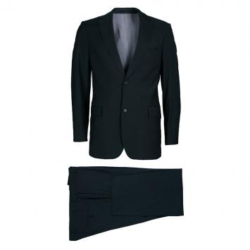 Pre Owned Boss By Hugo Boss Men's Dark Gray Suit M