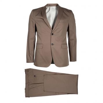 Pre Owned Boss by Hugo Boss Men's Beige Suit S