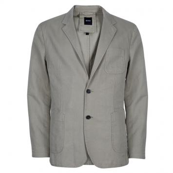 Pre Owned Boss by Hugo Boss Men's Beige Blazer XL