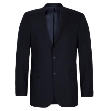 Pre Owned Boss by Hugo Boss Men's Black Striped Blazer M