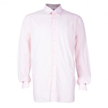 Pre Owned Brioni Men's Light Pink Cotton Shirt L