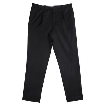 Pre Owned Brioni Black Roman Style Wool Trousers 4XL
