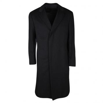 Pre Owned Brioni Black Cashmere Long Coat XL