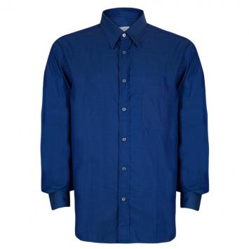 Pre Owned Brioni Men's Dark Blue Button Down Shirt XL
