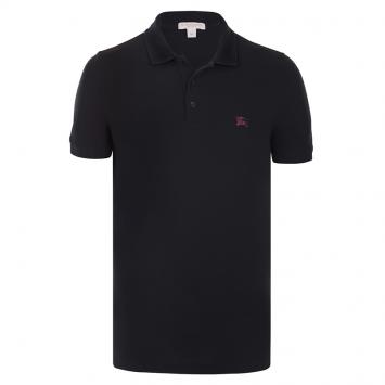 Pre Owned Burberry Brit Black Short Sleeve Polo Shirt M