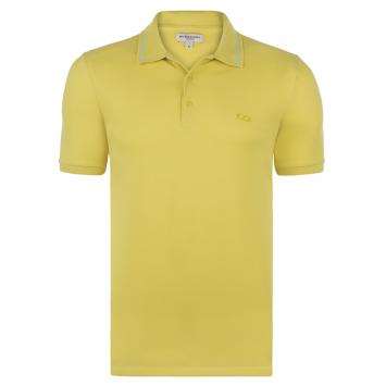 Pre Owned Burberry Brit Yellow Short Sleeve Polo Shirt S
