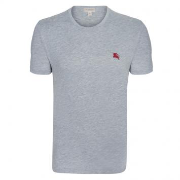 Pre Owned Burberry Brit Grey Crew Neck Cotton Tshirt M