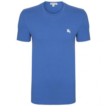 Pre Owned Burberry Brit Blue Crew Neck Cotton Tshirt M