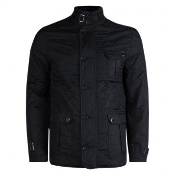 Pre Owned Burberry Black Diamond Quilted Jacket M