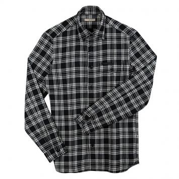 Pre Owned Burberry Brit Monochrome Tartan Plaid Long Sleeve Jace Shirt S