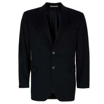 Pre Owned Burberry Men's Black Wool Blazer L