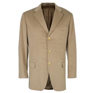 Pre Owned Burberry Men's Beige Wool Blazer EU 54