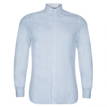 Pre Owned Burberry Men's White Tailored Fit Shirt M