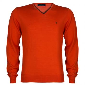 Pre Owned CH Carolina Herrera Men's Orange Sweater M