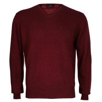 Pre Owned CH Carolina Herrera Men's Red Cashmere Pullover l