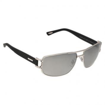 Pre Owned Chopard Silver and Black SCH905 Sunglasses