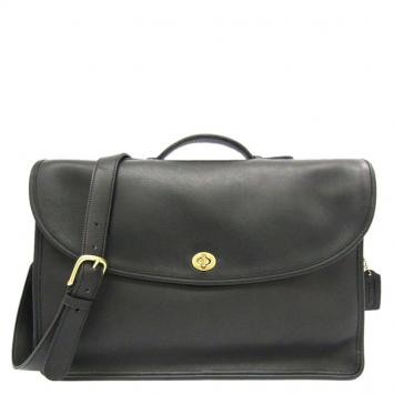 مملوكة مسبقًا Coach Black Leather Business Briefcase