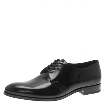 Dior Black Patent Lace Up Derby Size 42