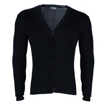 Pre Owned Dior Men's Black Button Down Cardigan S