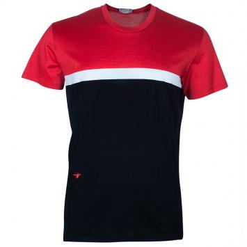 Pre Owned Dior Men's Colorblock Cotton T-Shirt XL