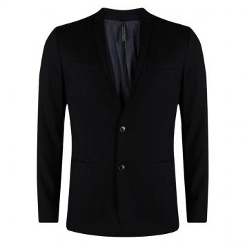 Pre Owned Dior Black Wool Notched Collar Blazer M