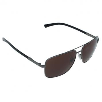 Pre Owned Dolce and Gabbana Silver 2139 Aviators 