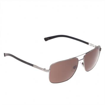 Pre Owned Dolce and Gabbana Silver 2139 Aviators 