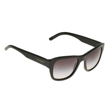 Pre Owned Dolce and Gabbana Black 4177 Domenico Wayfarers