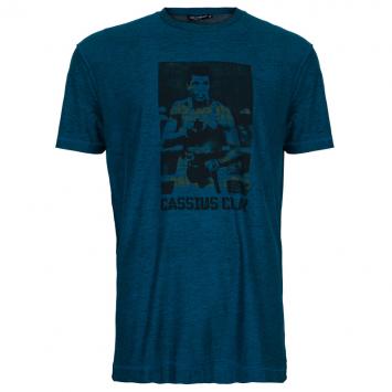 Pre Owned Dolce and Gabbana Teal "Cassius Clay" Tshirt XL