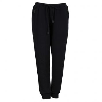 Pre Owned Dolce and Gabbana Black Cotton Jersey Sweatpants XXXL