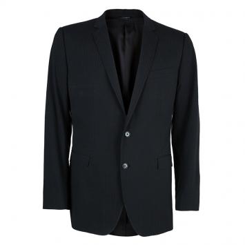 Pre Owned Dolce and Gabbana Men's Charcoal Pinstripe Blazer L