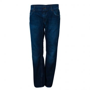 Pre Owned Dolce And Gabbana Men's Distressed Denim Jeans M
