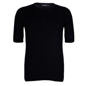 Pre Owned Dolce and Gabbana Men's Black T-Shirt L