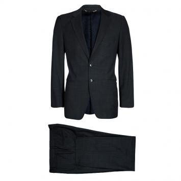 Pre Owned Dolce and Gabbana Men's Grey Wool Suit L