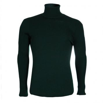 Pre Owned Dolce and Gabbana Men's Moss Green Turtleneck Sweater L