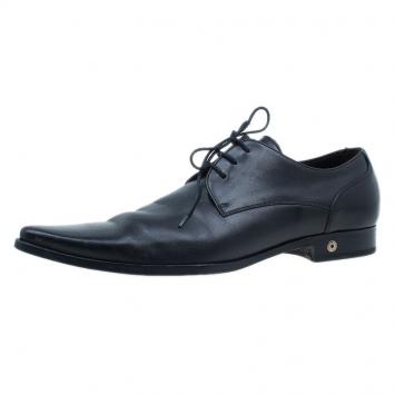 Pre Owned Dolce and Gabbana Black Oxfords Size 41.5