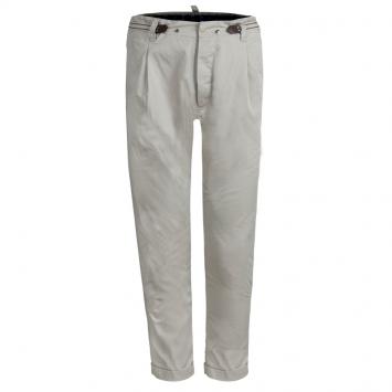 Pre Owned DSquared2 Beige Cotton Faux Boxer Waist Detail Chinos XS 
