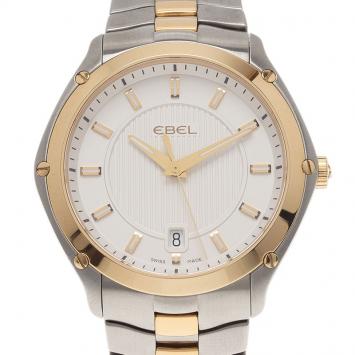 Pre Owned Ebel White Stainless Steel Classic Sport Men's Wristwatch 40MM