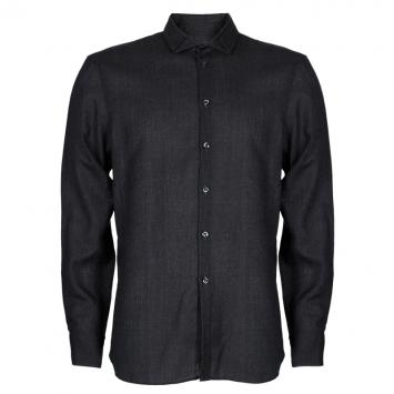 Pre Owned Emporio Armani Men's Grey Shirt L