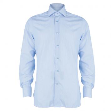 Pre Owned Ermenegildo Zegna Formal Pinstripe Shirt L