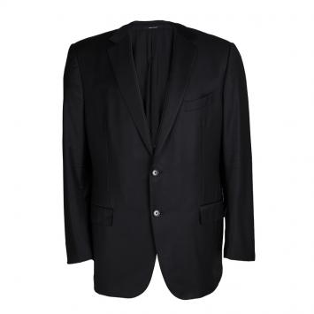 Pre Owned Ermenegildo Zegna Trofeo Black Wool Blazer XXXL