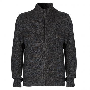 Pre Owned Ermenegildo Zegna Men's Grey Cashmere Cardigan M