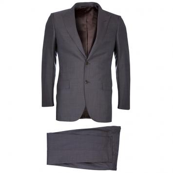Pre Owned Ermenegildo Zegna Men's Brown Wool Suit M