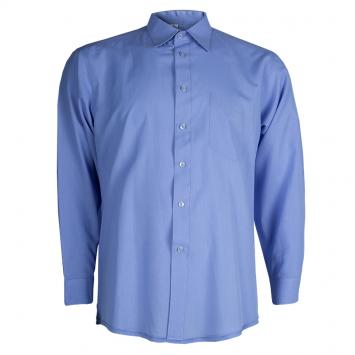 Pre Owned Ermenegildo Zegna Blue Long Sleeve Buttondown Cotton Shirt XL