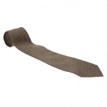 Pre Owned Giorgio Armani Brown Silk Tie