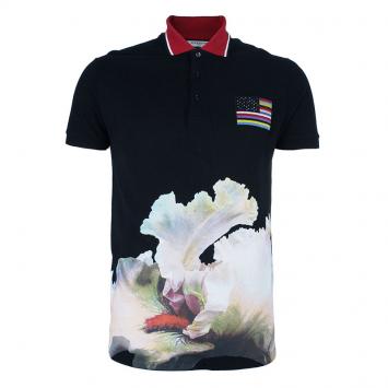 Pre Owned Givenchy Men's Printed Polo Shirt L