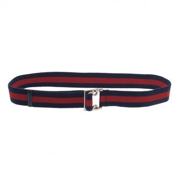 Pre Owned Gucci Web Detail Canvas Belt 95CM