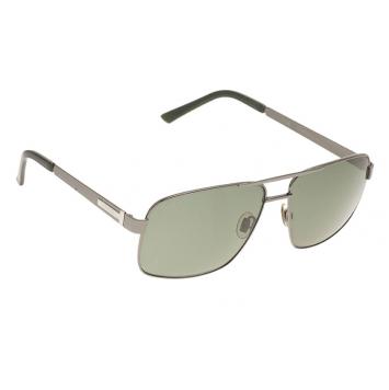 Pre Owned Gucci Black 1945/S Square Aviators