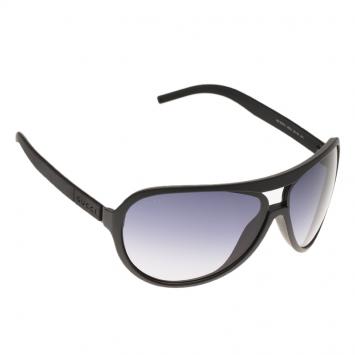 Pre Owned Gucci Black GG16391 Aviator Sunglasses